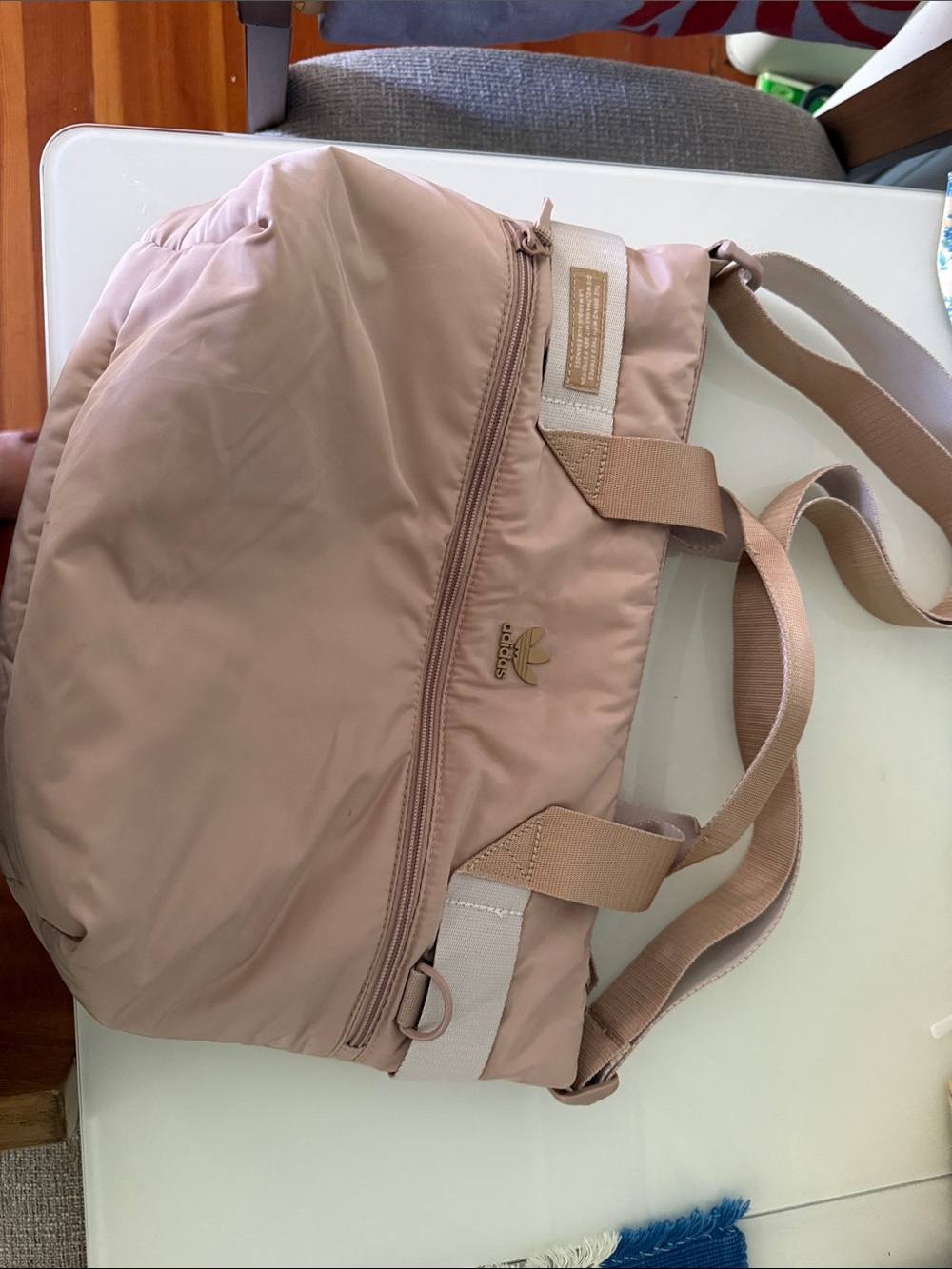 adidas Blush Pink Travel Duffel Bag
